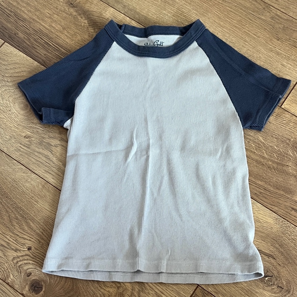 Brandy Melville Baseball Baby Tee